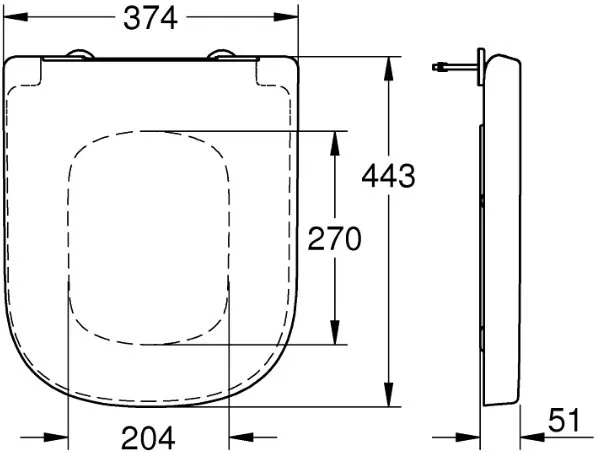 Крышка-сиденье Grohe Euro Ceramic 39331001 Sancos — официальный сайт