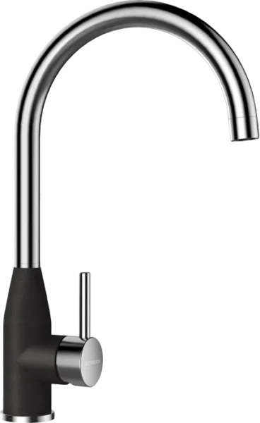 Смеситель для кухни Schock Cristalite Kavus оникс Sancos — Оригинал
