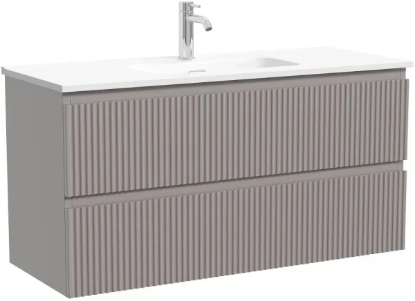 Тумба под раковину Sancos Snob R 100 подвесная Doha soft (пыльная роза), SNR100/39SM Sancos — Оригинал