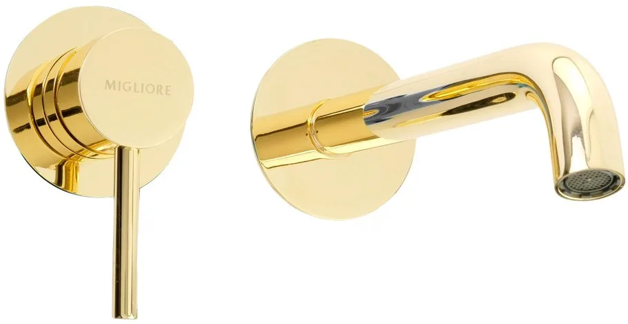 Смеситель для раковины Migliore Fortis 31548 С ВНУТРЕННЕЙ ЧАСТЬЮ, золото Sancos — официальный сайт