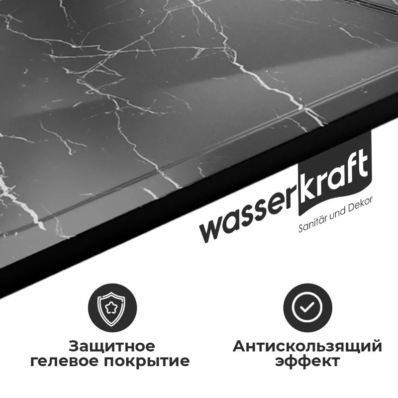 Поддон для душа Wasserkraft Neime 19T01 90x90 Sancos — официальный сайт