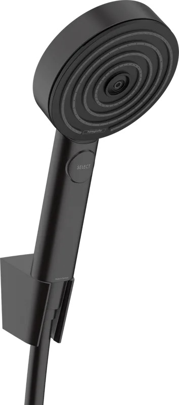 Душевой гарнитур Hansgrohe Pulsify Relaxation 105 3 jet 24302670, 1,25, матовый черный Sancos — официальный сайт