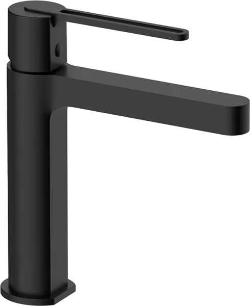 Смеситель для раковины Vincea Rondo VBF-1R1MB черный Sancos — Оригинал