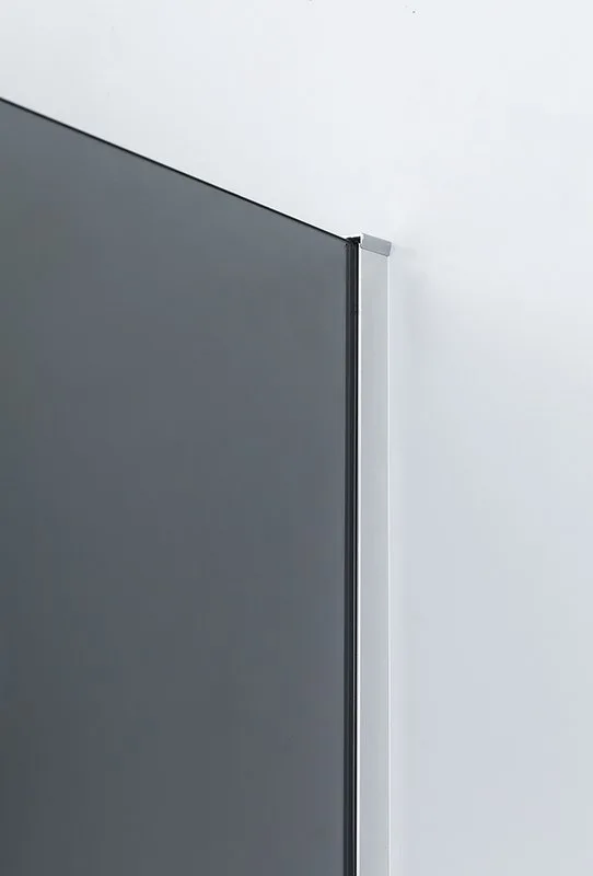 Душевая дверь в нишу Cezares Slider B 1 90/100 Grigio Cr профиль хром, стекло серое Sancos — официальный сайт