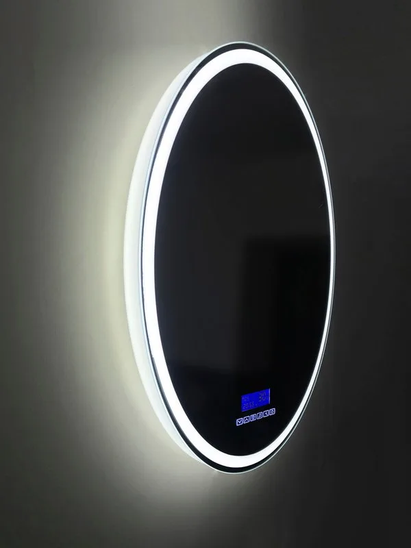 Зеркало круглое BelBagno SPC-RNG-800-LED-TCH-RAD с bluetooth, термометром и радио Sancos — официальный сайт