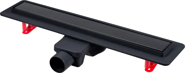 Душевой трап (лоток) Berges Optim Line Black 095508 80 см, матовый черный Sancos — Оригинал