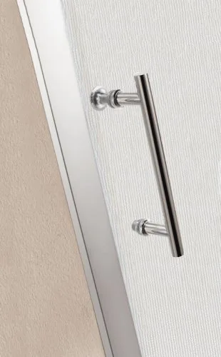 Душевой уголок Cezares Eco O-RH-2 100x80, профиль хром, стекло текстурное Sancos — официальный сайт