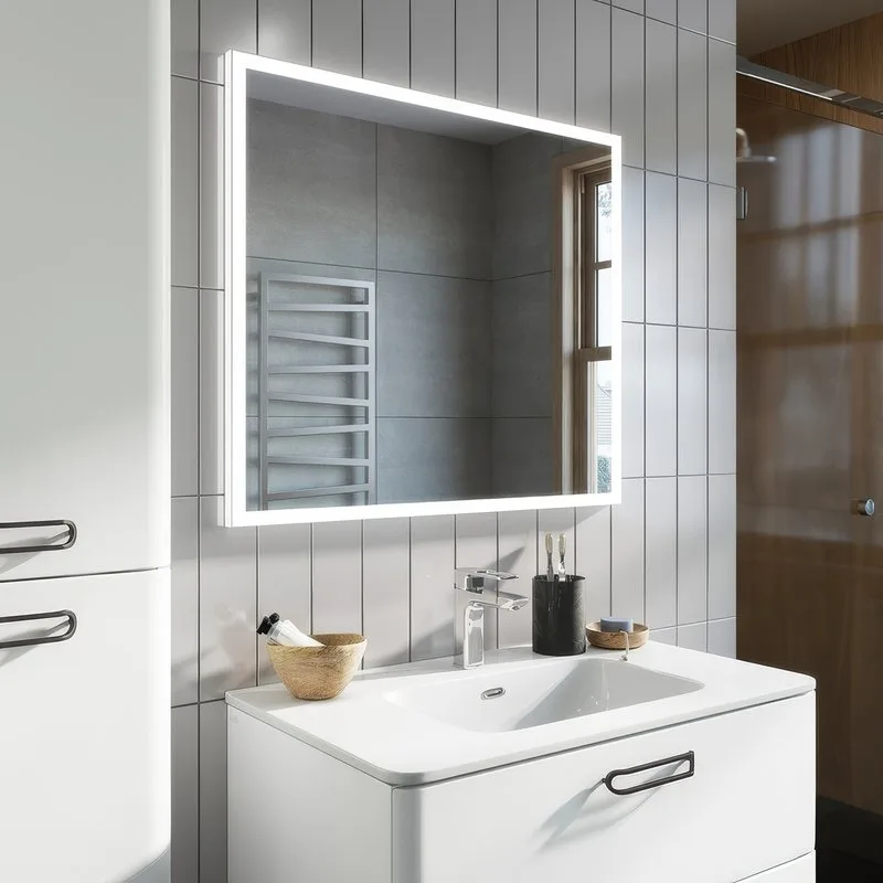 Зеркало IDDIS Brick 80 c термообогревом и подсветкой Sancos — официальный сайт