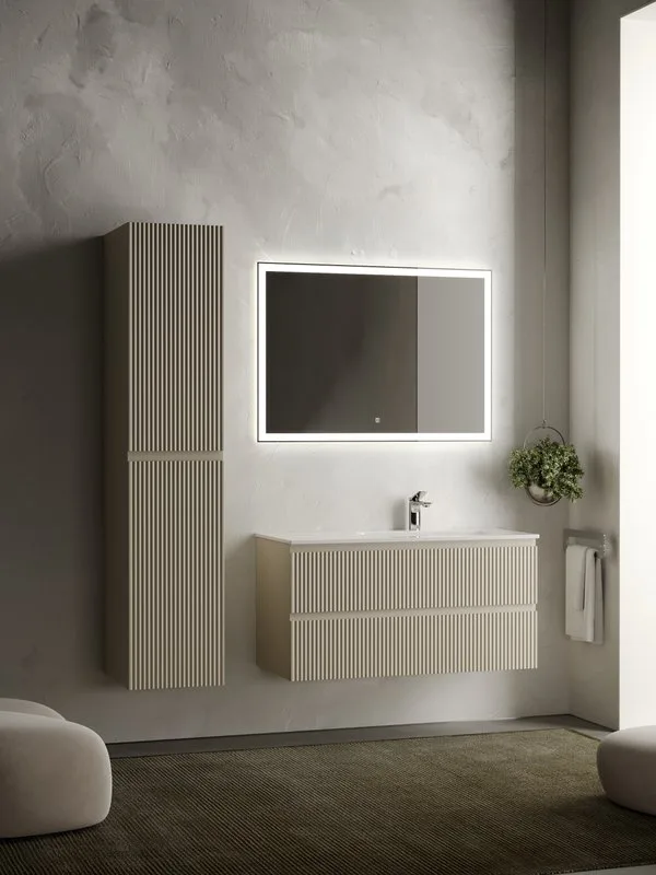 Тумба с раковиной Sancos Snob R 100 см, R, beige soft Sancos — официальный сайт