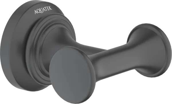 Крючок AQUATEK Классик AQ4502MB матовый черный Sancos — Оригинал