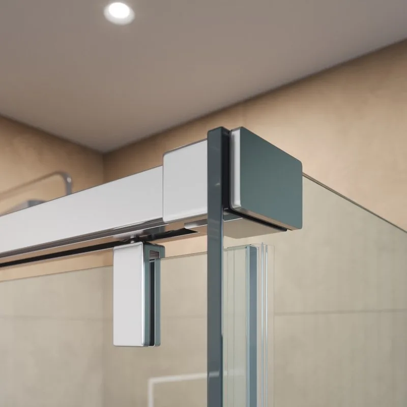 Душевой уголок BelBagno Soft Close-1 AH-1-160/100-C-Cr профиль хром Sancos — официальный сайт
