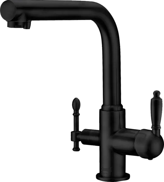 Смеситель для кухни Zorg Sanitary ZR 313 YF-33 BLACK Sancos — Оригинал