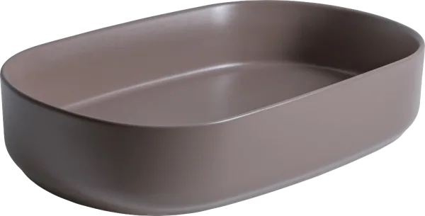 Накладная раковина Allen Brau Fantasy Oval 55x36, коричневая Sancos — Оригинал