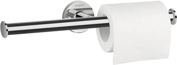 Держатель туалетной бумаги Hansgrohe Logis Universal 41717000 двойной Sancos — Оригинал