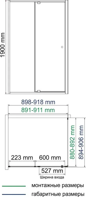 Душевой уголок Wasserkraft Aula 11P03 90x90 см Sancos — официальный сайт