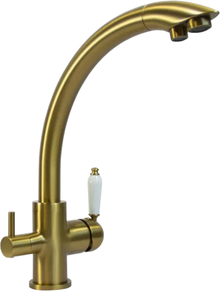 Смеситель для кухни Seaman Barcelone SSL-5382-GS gold satin Sancos — Оригинал