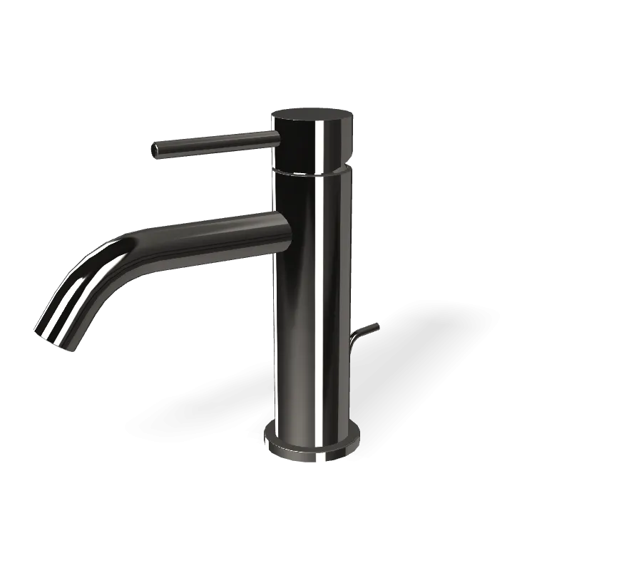 Смеситель для раковины Fima Carlo Frattini Spillo Up F3031XSCN черный хром Sancos — официальный сайт