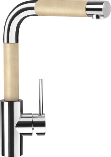 Смеситель для кухни Schock Cristalite SC-300-D выдвижной излив, лунный камень Sancos — Оригинал