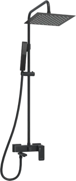 Душевая стойка Wasserkraft Abens 2000 A277.255.218.BM, черная Sancos — Оригинал