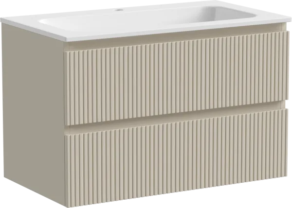 Тумба под раковину Sancos Snob T 80 подвесная Beige soft (капучино), SNT80CE Sancos — Оригинал