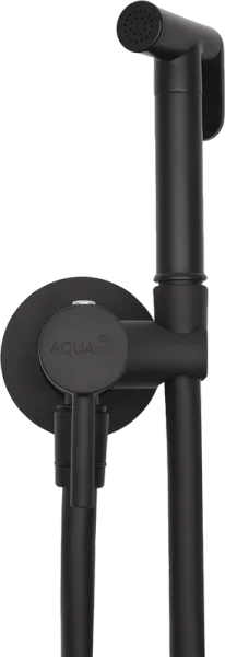 Гигиенический душ AQUAme AQM6020MB со смесителем, С ВНУТРЕННЕЙ ЧАСТЬЮ, matt black Sancos — Оригинал