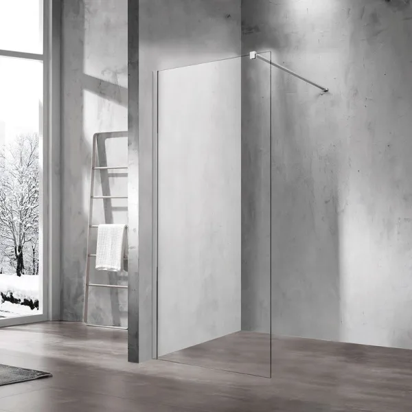 Душевая перегородка Vincea Walk-in VSW-1H110CL 110 см, профиль хром, стекло прозрачное Sancos — Оригинал