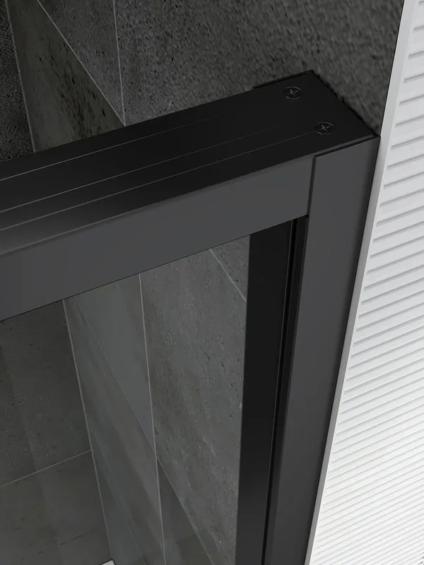 Душевой уголок Abber Komfort AG93120B-S102B 120х100 см, профиль черный, стекло прозрачное Sancos — официальный сайт