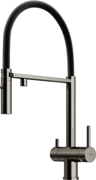 Смеситель для кухни Sancos Imola SC4010GG под фильтр, вороненая сталь Sancos — Оригинал