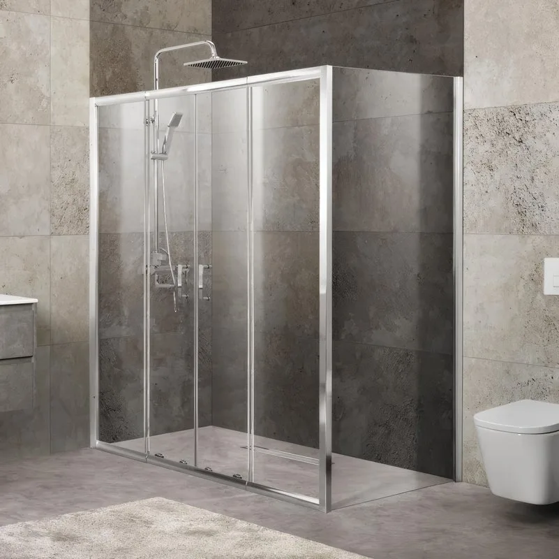 Душевой уголок BelBagno Unique UNIQUE-AH-21-170/200-80-C-Cr Sancos — официальный сайт