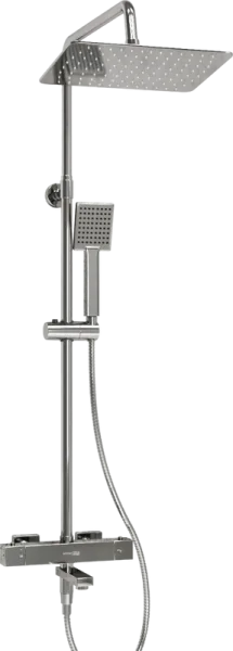 Душевая стойка Wasserkraft Lopau A199.069.141.010.CH Thermo, с термостатом, хром Sancos — Оригинал