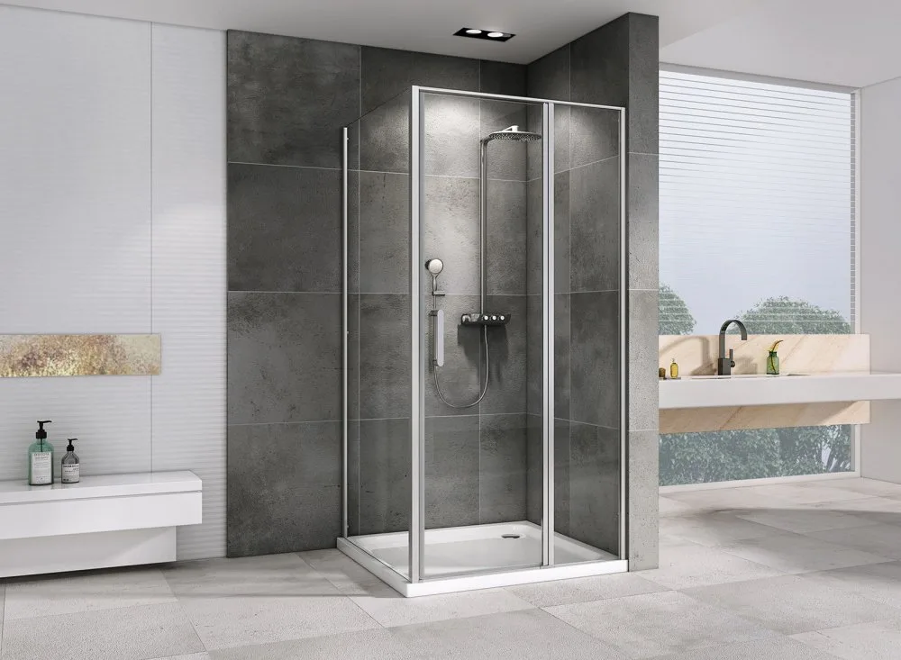 Душевой уголок Abber Sonnenstrand AG04130S-S75 130x75, профиль хром, стекло прозрачное Sancos — официальный сайт