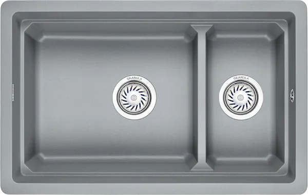 Мойка кухонная Granula Kitchen Space 7304U, алюминиум Sancos — Оригинал