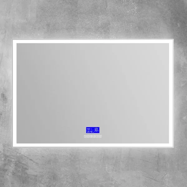 Зеркало BelBagno SPC-GRT-1200-800-LED-TCH-RAD с bluetooth, термометром и радио Sancos — Оригинал