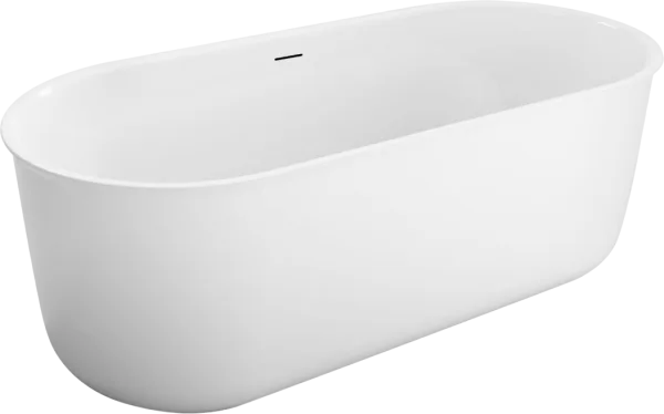 Акриловая ванна BelBagno BB709-1700-780 170x80 см, отдельностоящая, белая, овальная Sancos — Оригинал
