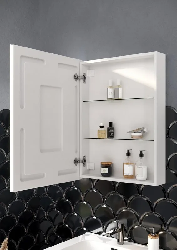 Зеркало-шкаф Sancos Cube CU600 60 с подсветкой Sancos — официальный сайт