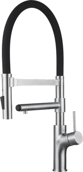 Смеситель для кухни Zorg Inox SZR-1010 с гибким изливом Sancos — Оригинал
