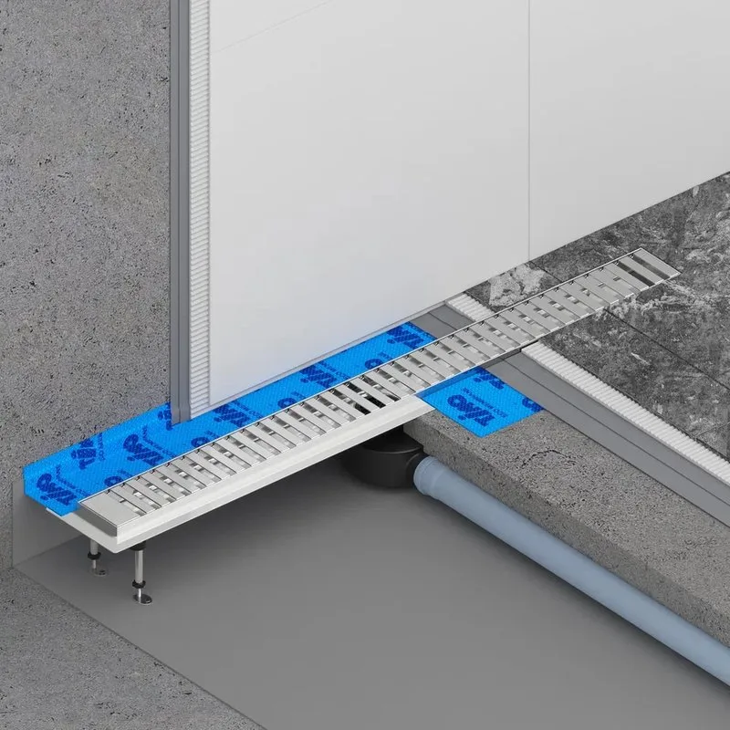 Душевой трап (лоток) Timo Drain Systems DS230107/00 700 вставка lines, хром Sancos — официальный сайт