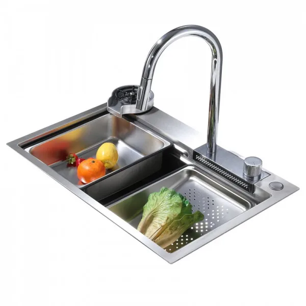 Мойка кухонная Abber Wasser Kreis AF2194 хром Sancos — Оригинал