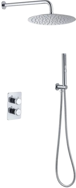 Душевой комплект Allen Brau Priority 5.31013-00, С ВНУТРЕННЕЙ ЧАСТЬЮ, хром Sancos — Оригинал