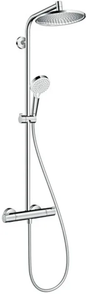 Душевая стойка Hansgrohe Crometta S 240 1jet Showerpipe EcoSmart 27268000 Sancos — Оригинал