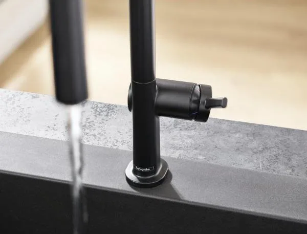 Смеситель для кухни Hansgrohe Talis M54 72800670 матовый черный Sancos — официальный сайт