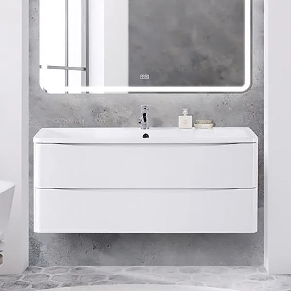 Тумба под раковину без столешницы BelBagno Acqua 120 подвесная, bianco lucido Sancos — Оригинал