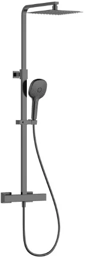 Душевая стойка AQUAme Siena AQM8007GM, оружейная сталь Sancos — Оригинал