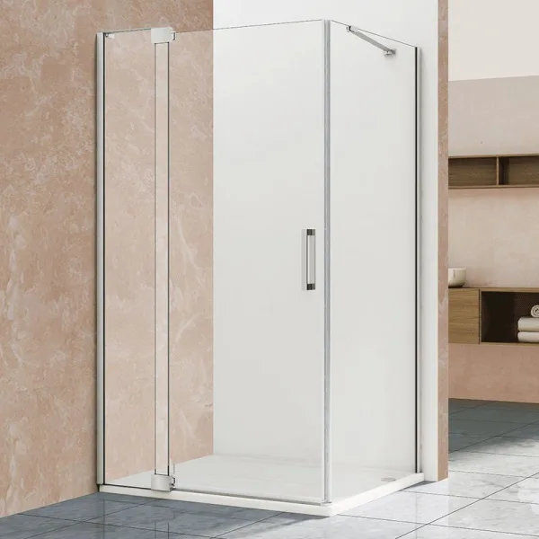 Душевой уголок Vincea Extra VSR-1E809080CL 90x80 см, профиль хром, стекло прозрачное Sancos — Оригинал