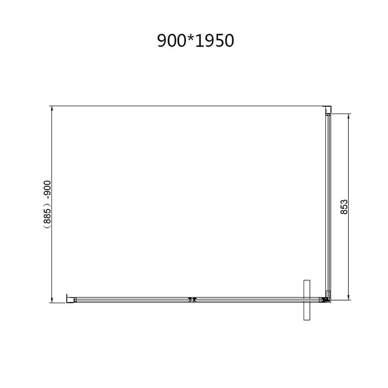 Душевой уголок Vincea Slim VSR-4SLP9090CLB 90х90 см, профиль матовый черный, стекло прозрачное Sancos — официальный сайт