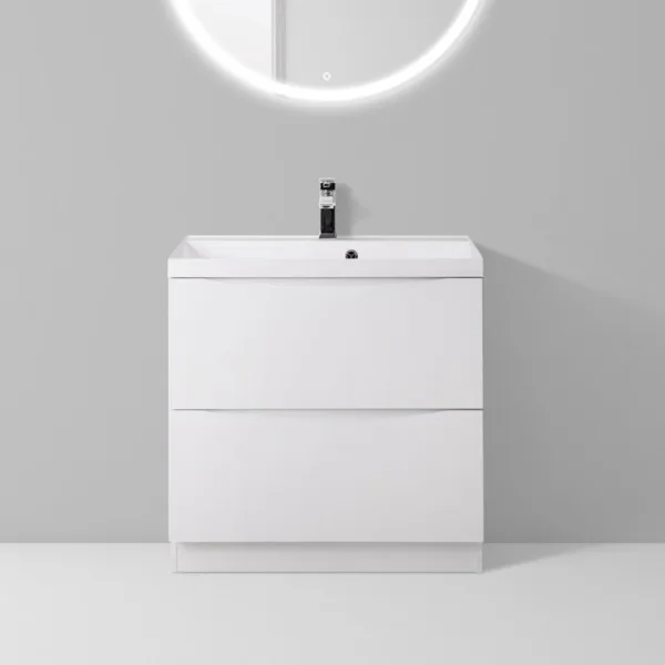 Тумба под раковину без столешницы BelBagno Marino 60 bianco lucido, напольная Sancos — Оригинал