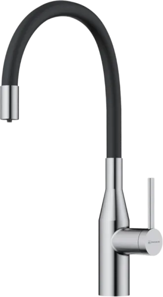 Смеситель для кухни Omoikiri Yatomi 2 Plus BN-BL нержавеющая сталь, черный Sancos — Оригинал