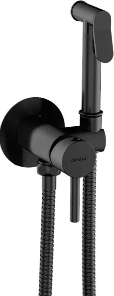 Гигиенический душ Damixa Option 217000000 со смесителем, С ВНУТРЕННЕЙ ЧАСТЬЮ, черный Sancos — Оригинал