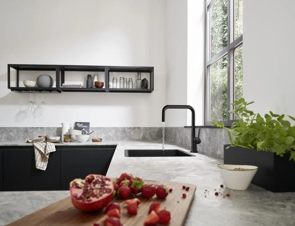 Смеситель для кухни Hansgrohe Talis M54 72806670 матовый черный Sancos — официальный сайт