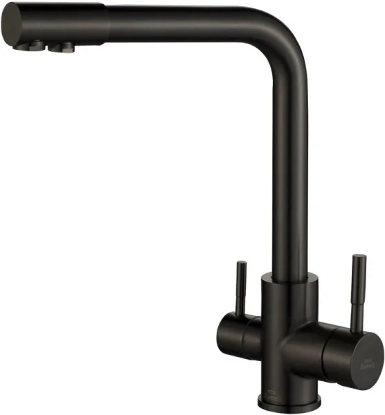 Смеситель для кухни Steel Hammer SH 801 Inox Grafit PVD Sancos — Оригинал